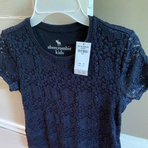 Abercrombie girls lace shirt